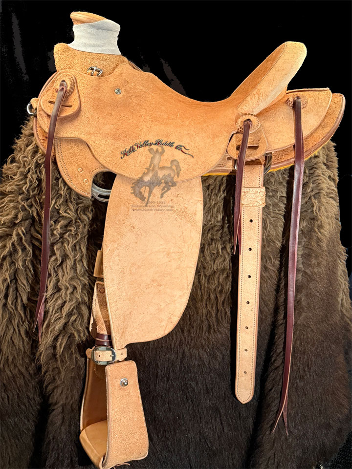 Full rough out 'Douglas 38' wade saddle made by Keith Valley.